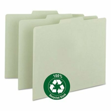 SMEAD Smead, RECYCLED BLANK TOP TAB FILE GUIDES, 1/3-CUT TOP TAB, BLANK, 8.5 X 11, GREEN, 100PK 50334